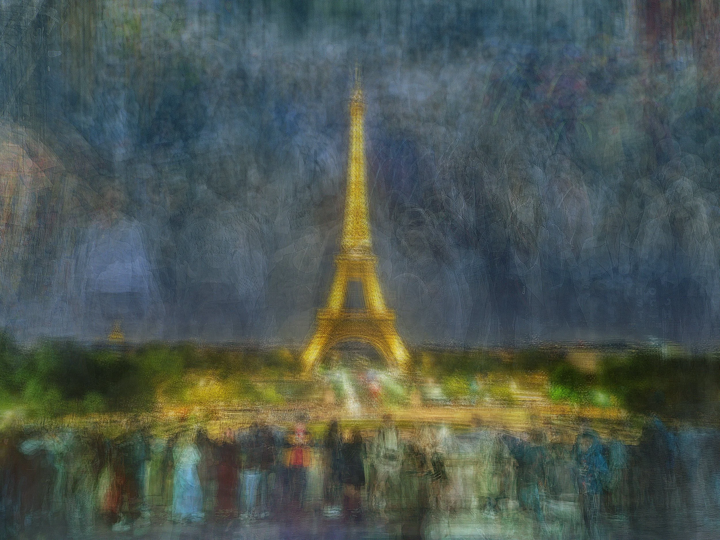 EIFFEL TOWER IN BLUE 100x75cm.jpg