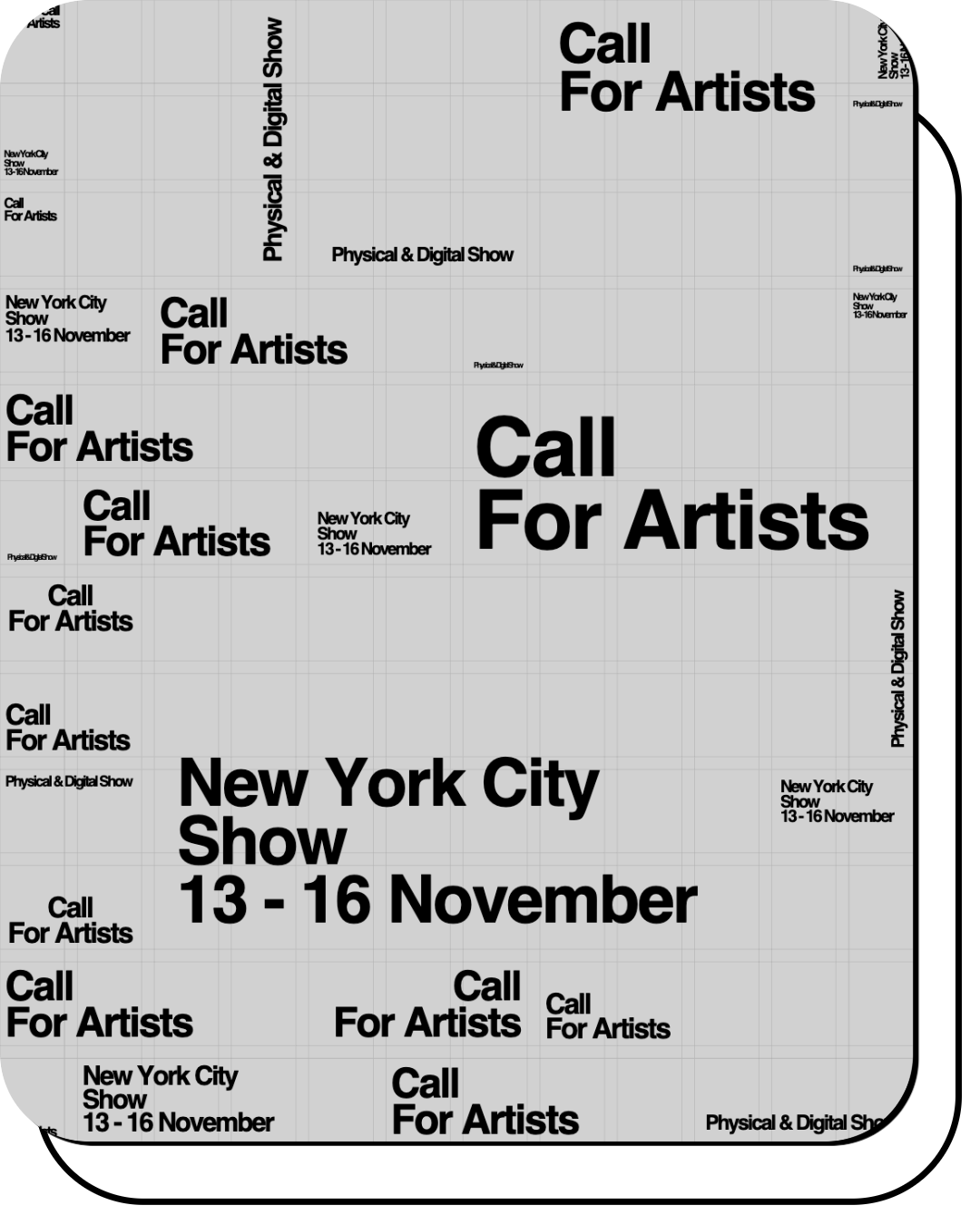 New York open call poster