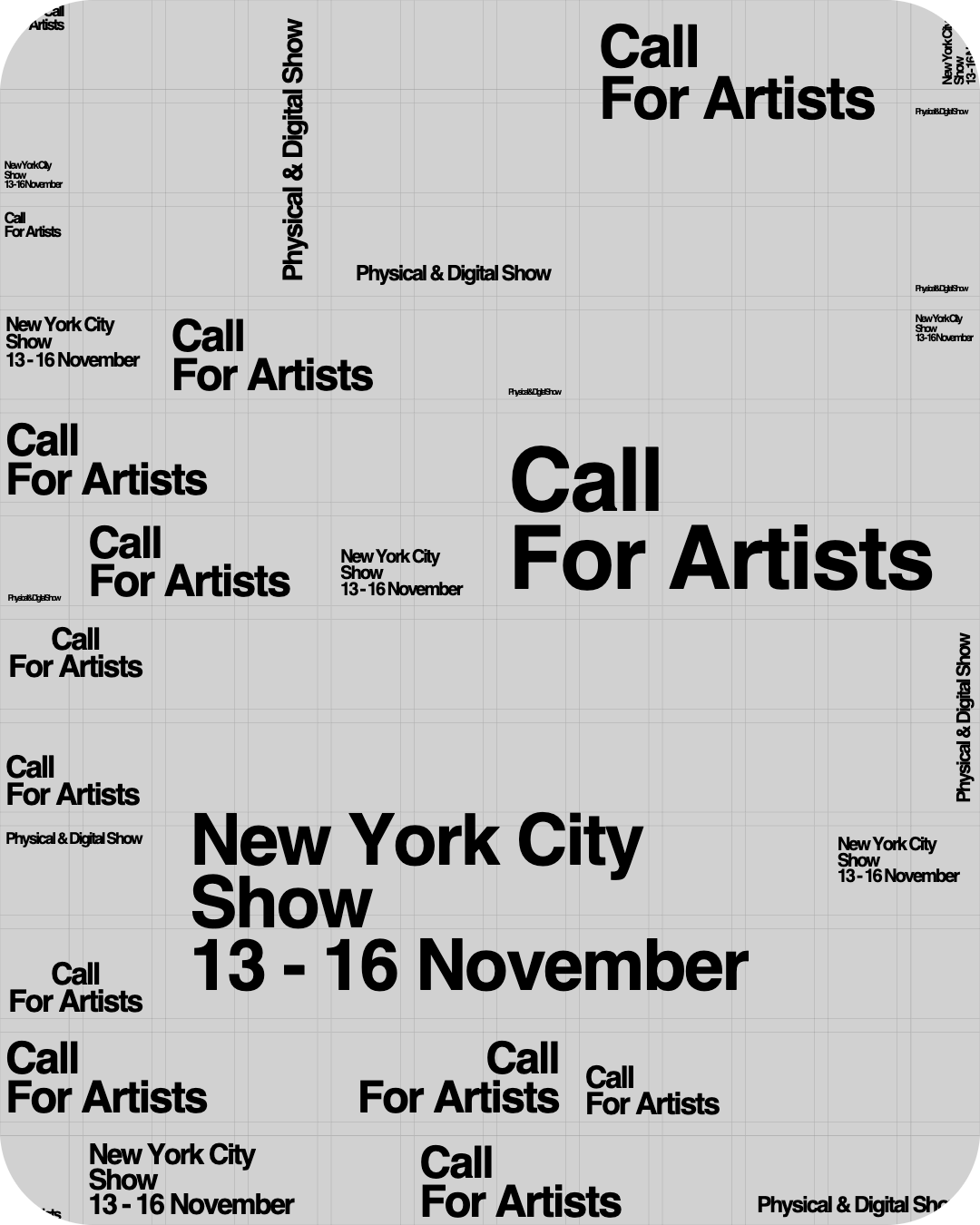New York open call poster