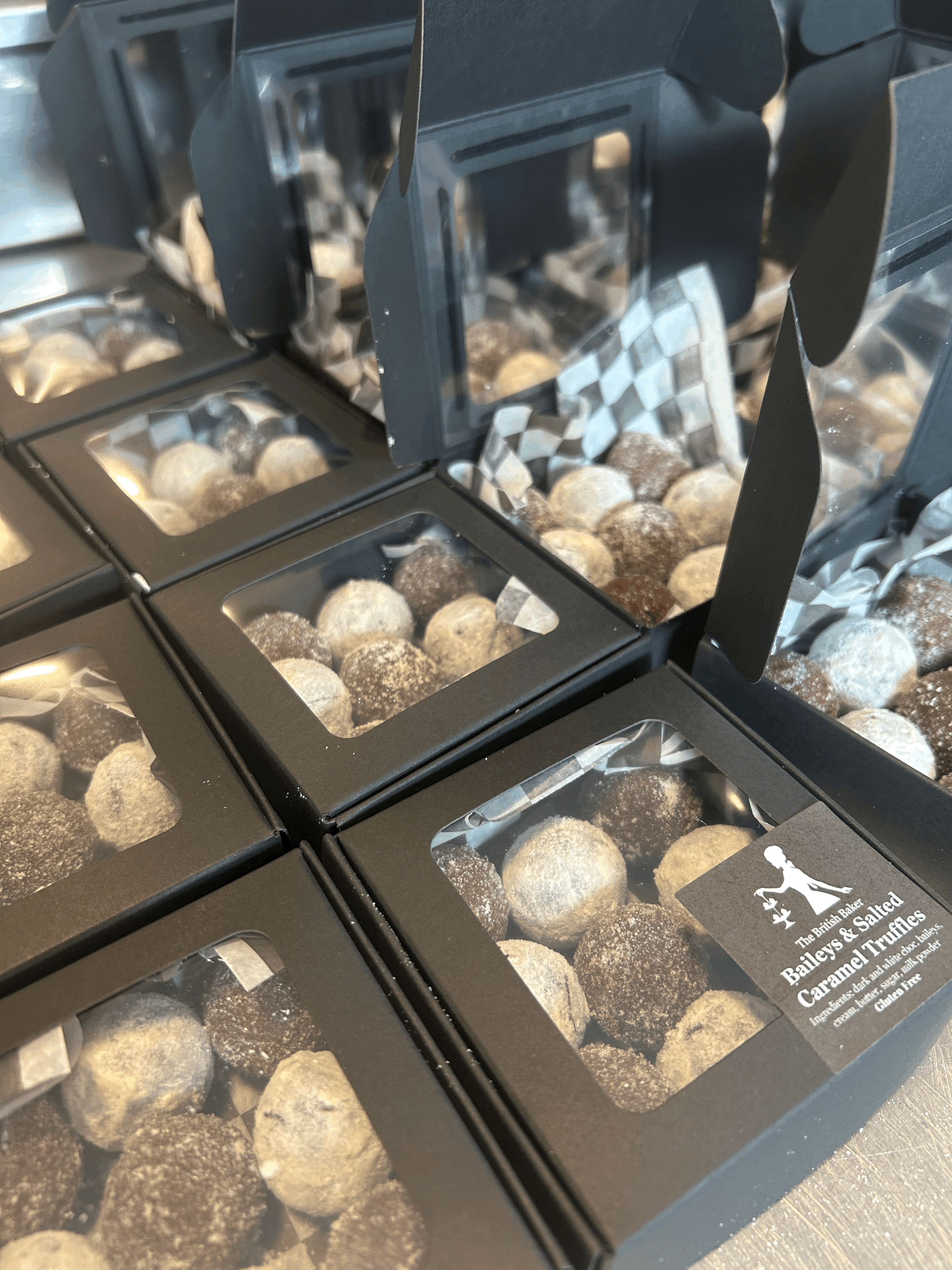 Baileys and Salted Caramel Truffle Gift Box GF