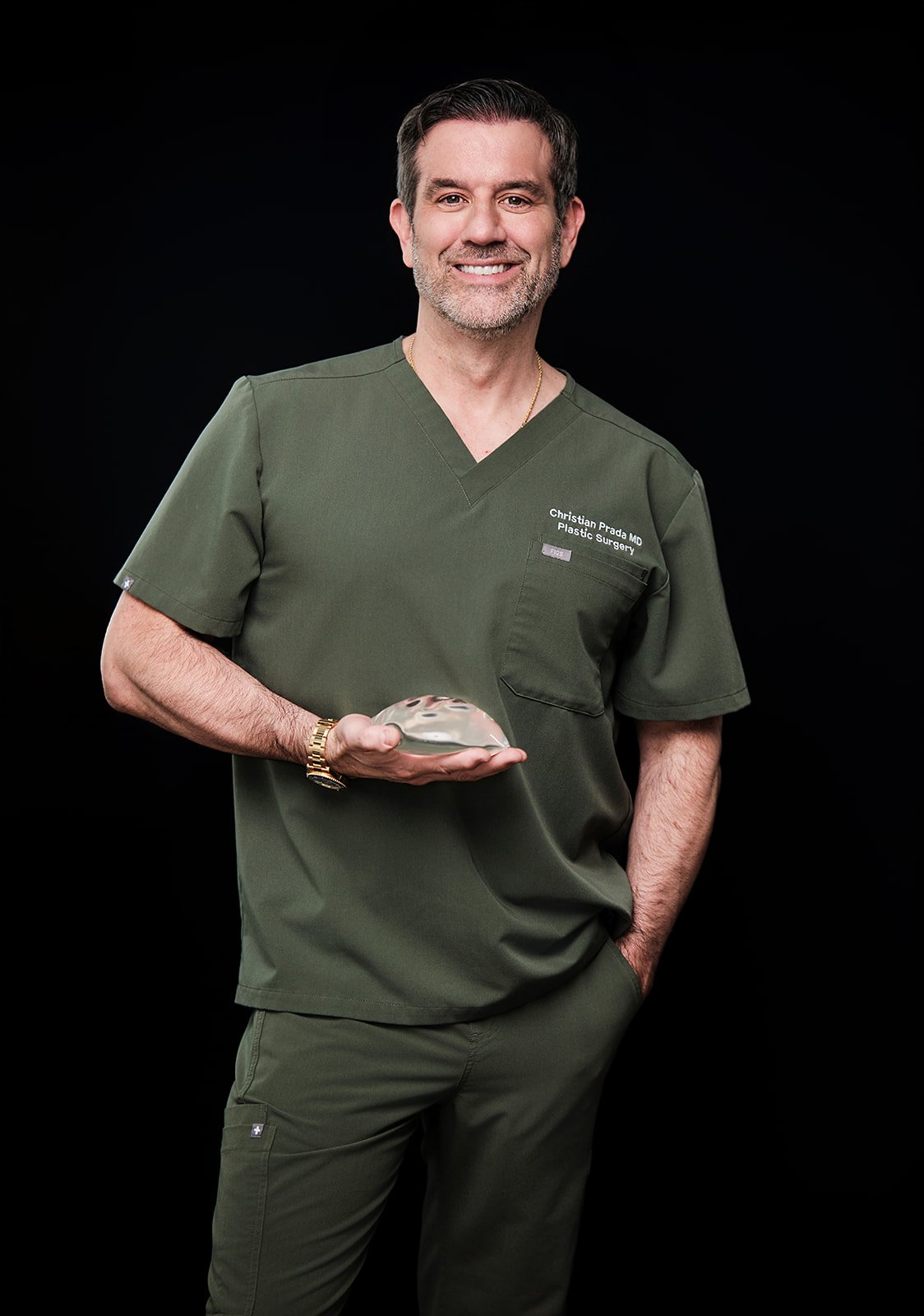 Professional Executive Medical Headshot by Henry David Photography for St. Louis Cosmetic Surgery, Dr. Christian Prada
