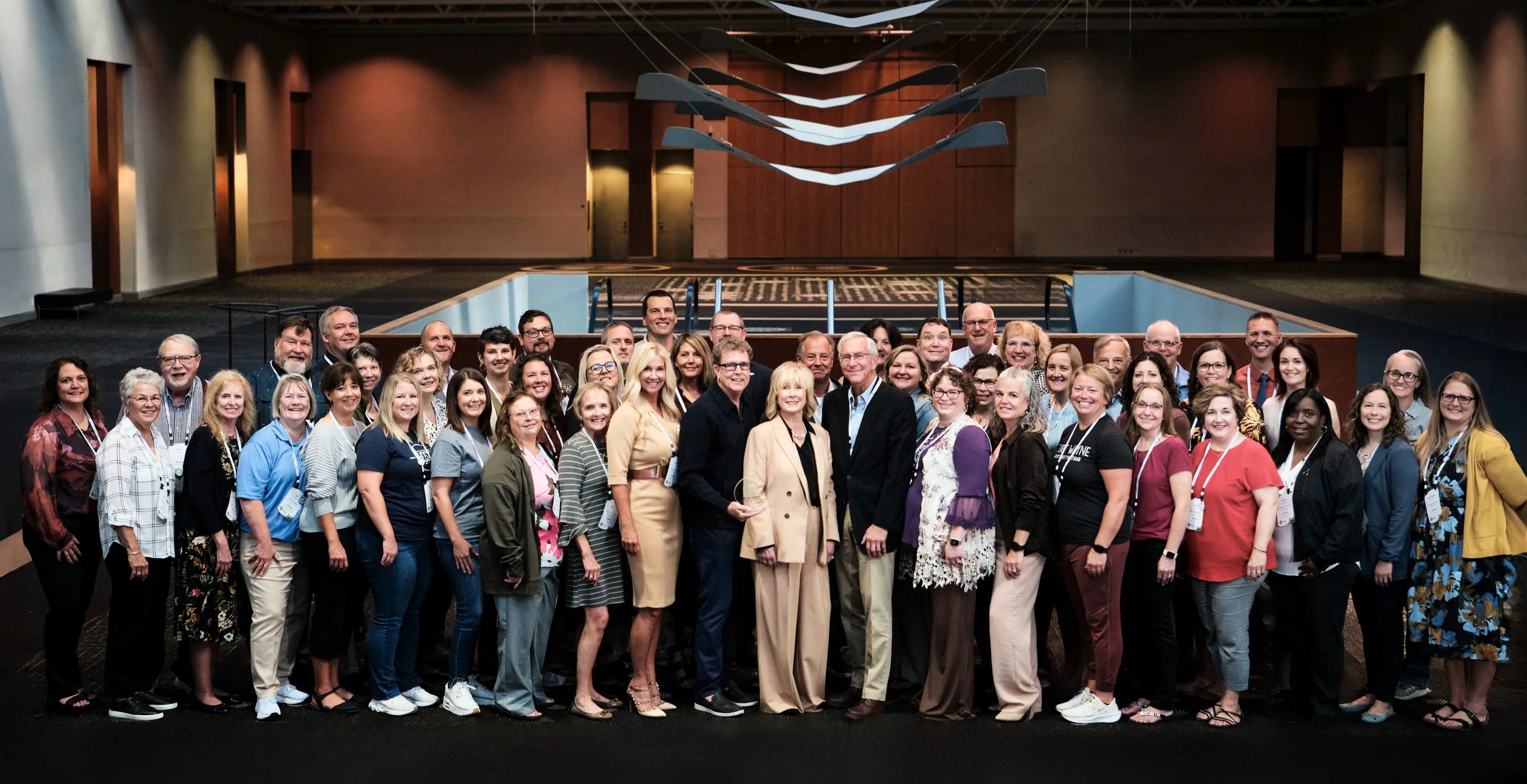 Corporate Group Shot by Henry David Photography at St. Louis Convention Center