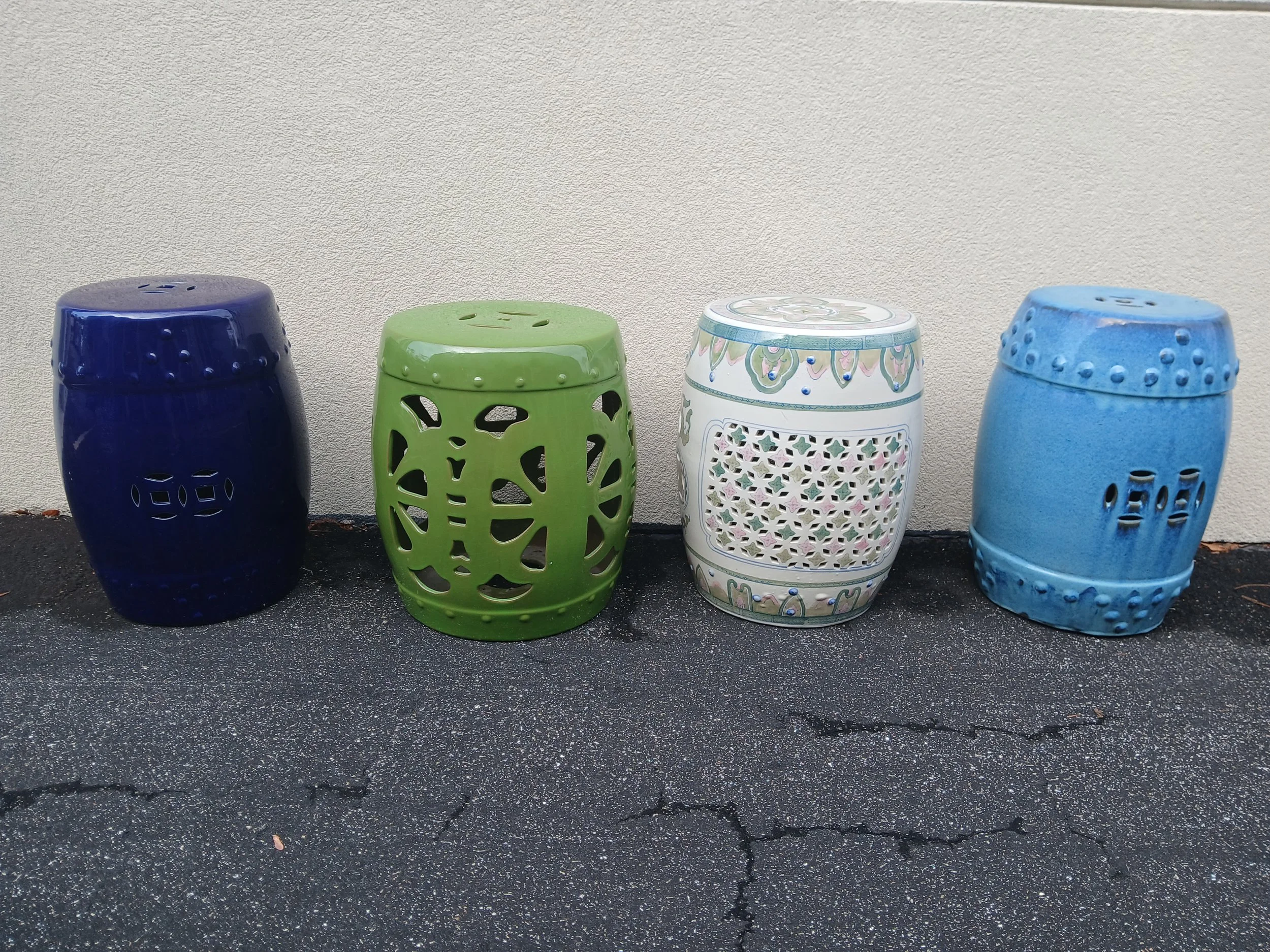 DRUM TABLES OR STOOLS for indoors or outdoors from