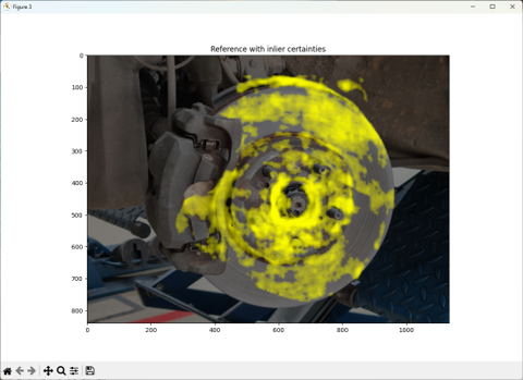 Reference image, showing the matching features.