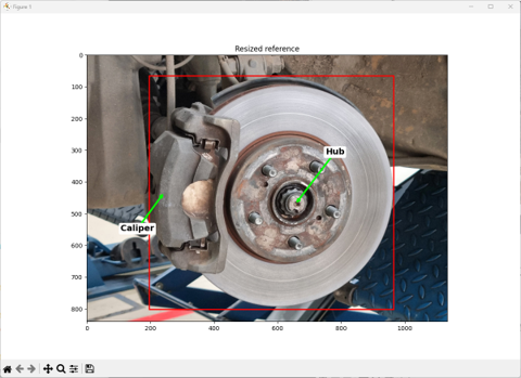 Reference image of a brake assembly.
