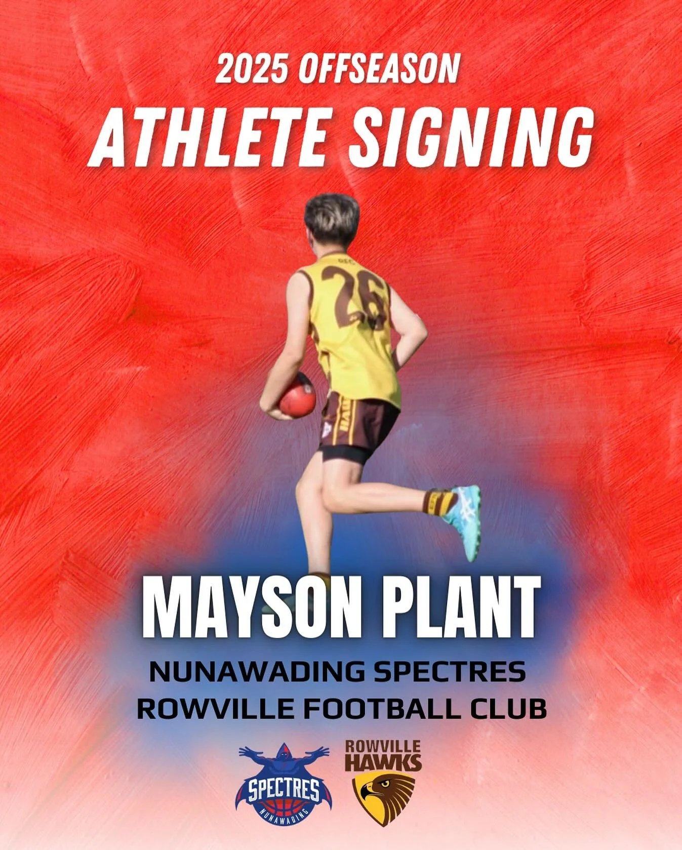 We’re pumped to have @mayson_plant join The Speed Project! 🙌
Mayson plays his footy with @rowvillefcjuniors and basketball with @nunawadingbasketball
He’ll be working with us to sharpen his running technique, add explosive acceleration