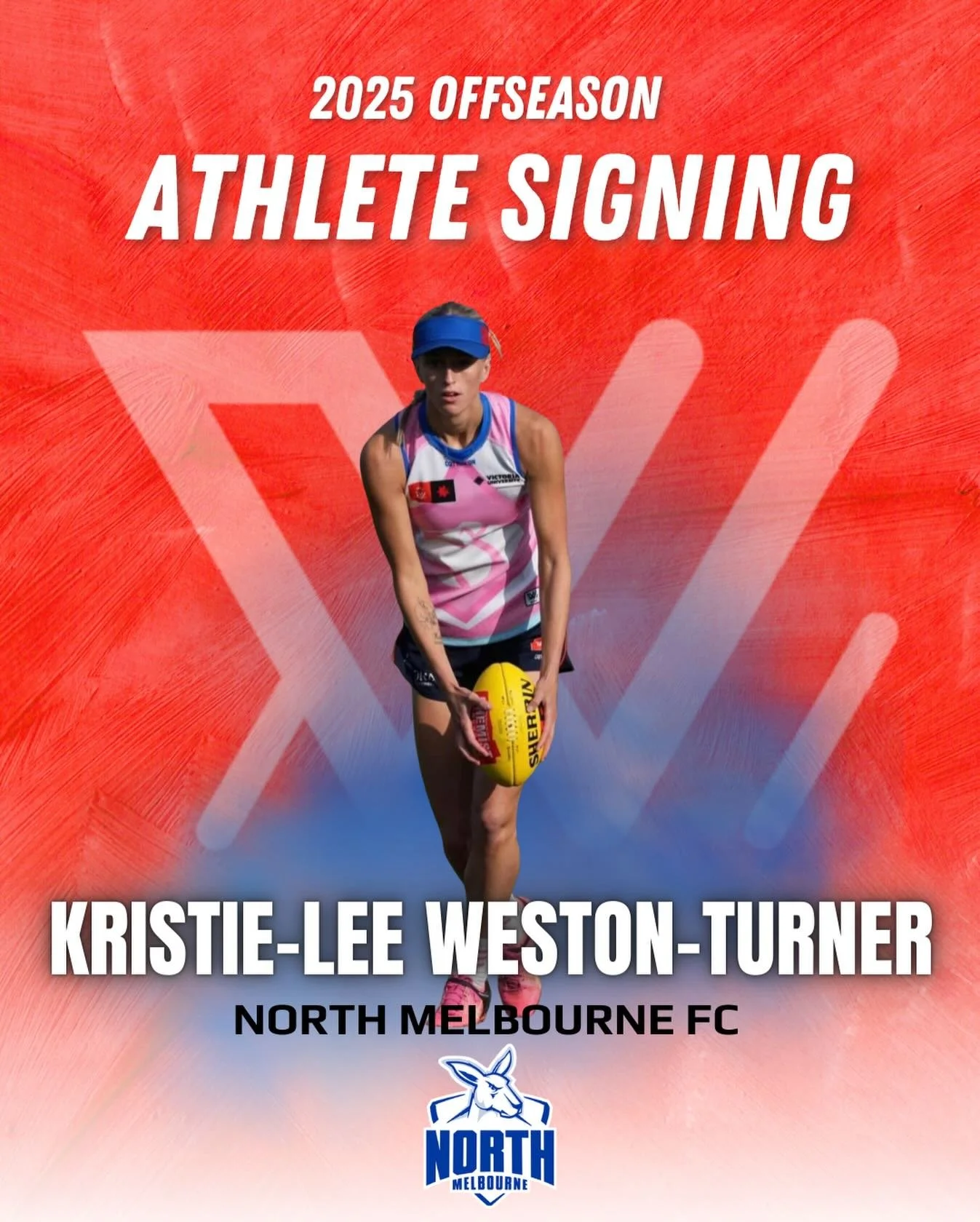 Excited to have Kristie-Lee Weston-Turner join us over the summer!⚡️

Great to have Westo on board as we focus on developing her speed and agility &mdash; improving acceleration and efficient change of direction, with everything aimed at transferring