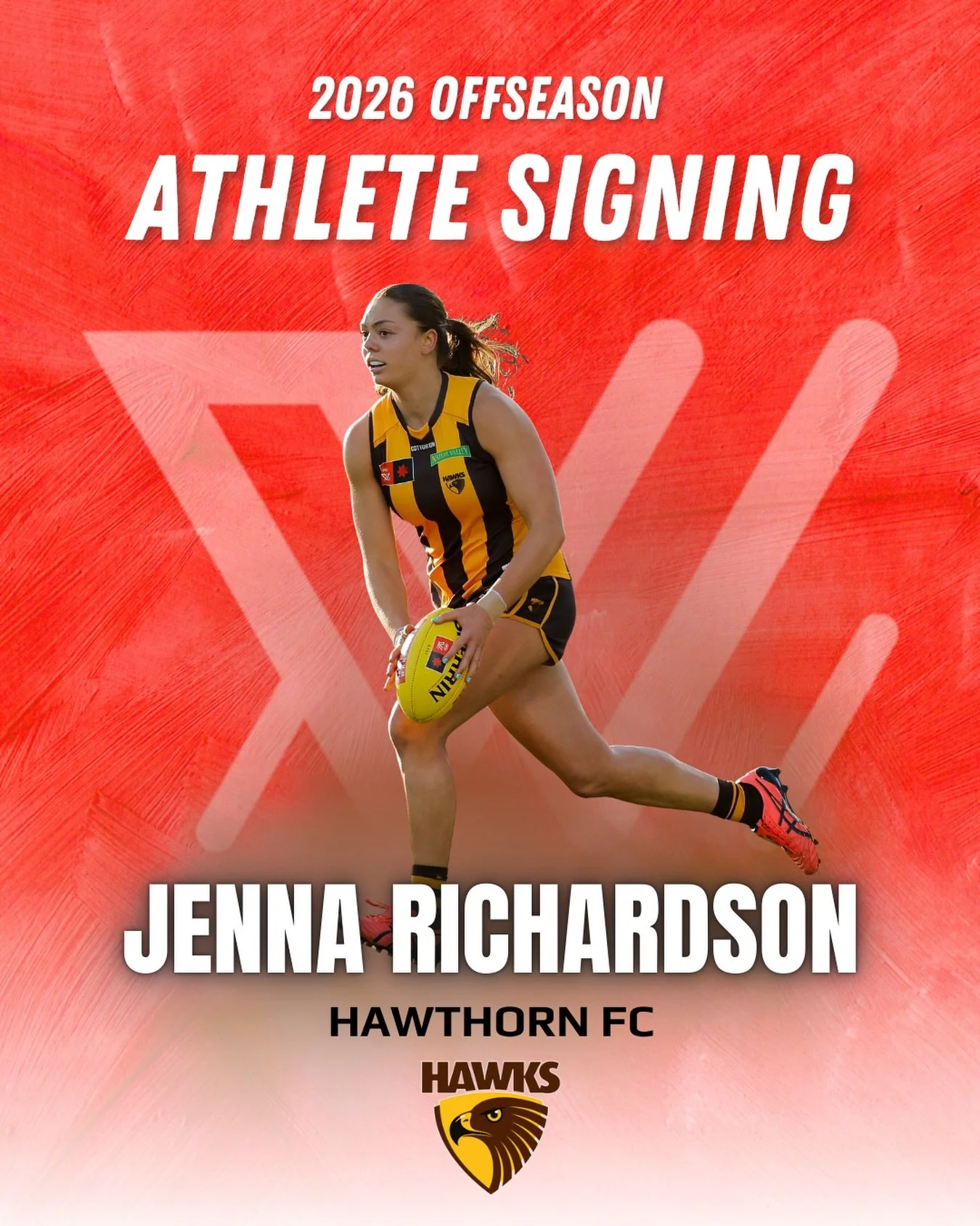 Welcome @jennarichardsonnn down to the track. Jenna is keen to improve her top speed and see this translate into playing ⚡️⚡️ let&rsquo;s go Jenna 🤩
