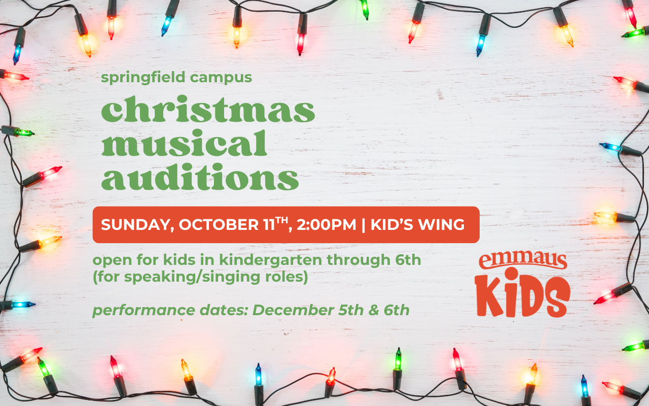 Springfield Emmaus Kids Christmas Musical Auditions