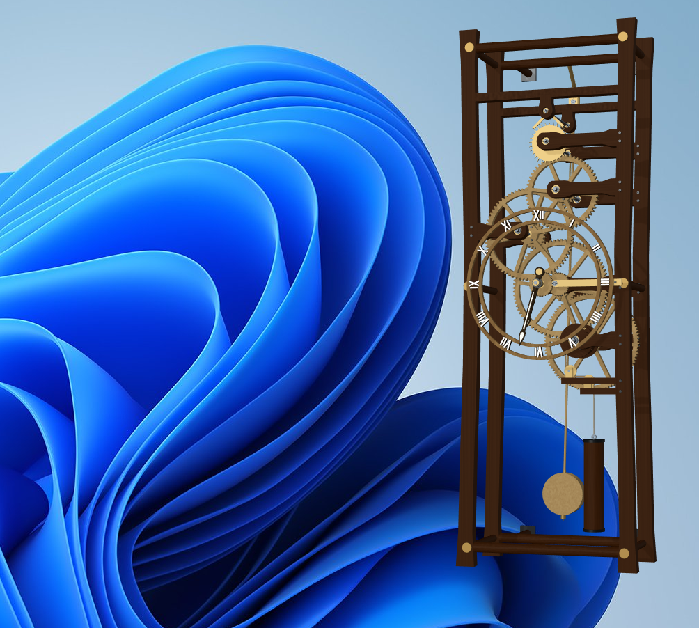 Head Shot of Open Frame Clock 02 on the Windows desktop