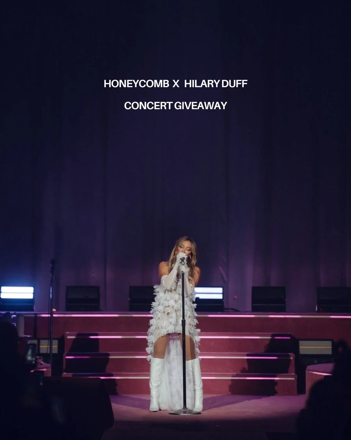 HONEYCOMB X HILARY DUFF 

Why not win Hilary Duff tickets?
Why not have amazing hair AND a concert night?
Why not be the friend everyone is jealous of?

🎟️ We&rsquo;re giving away 2 tickets to Hilary Duff in Saskatoon January 29th 2027
🪩 1 night Ho