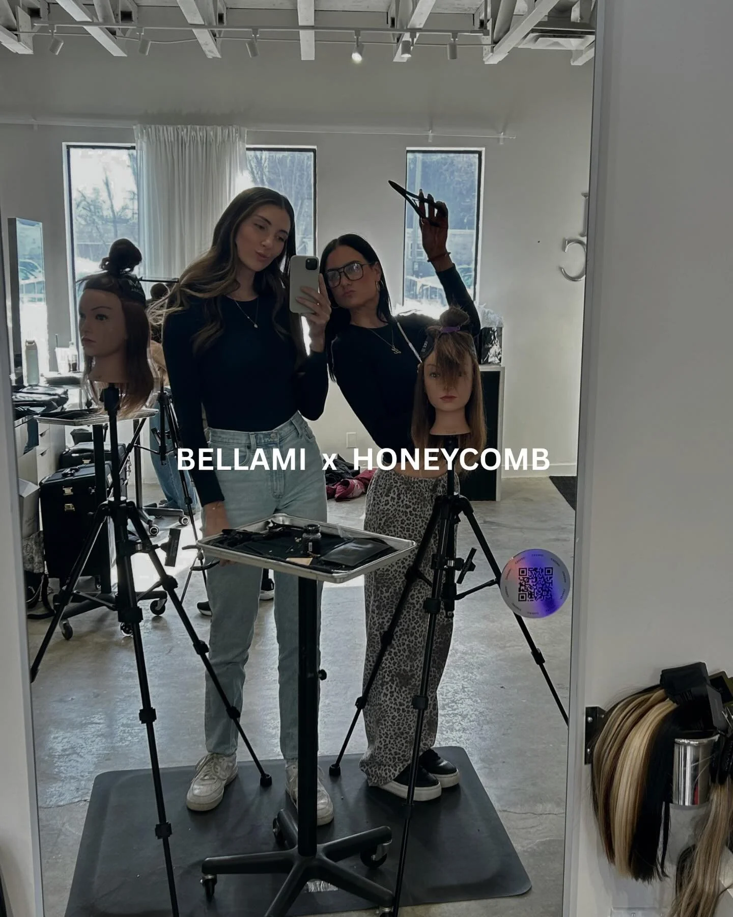 It&rsquo;s going to be a hot girl summer for sure!! 🔥☀️ 
Thank you @bellamihairpro for sending the lovely @style_bydina to Saskatchewan and teaching us all 4 methods of hair extensions. We loved this class and you!! 

Lauren &amp; Krysten are offici