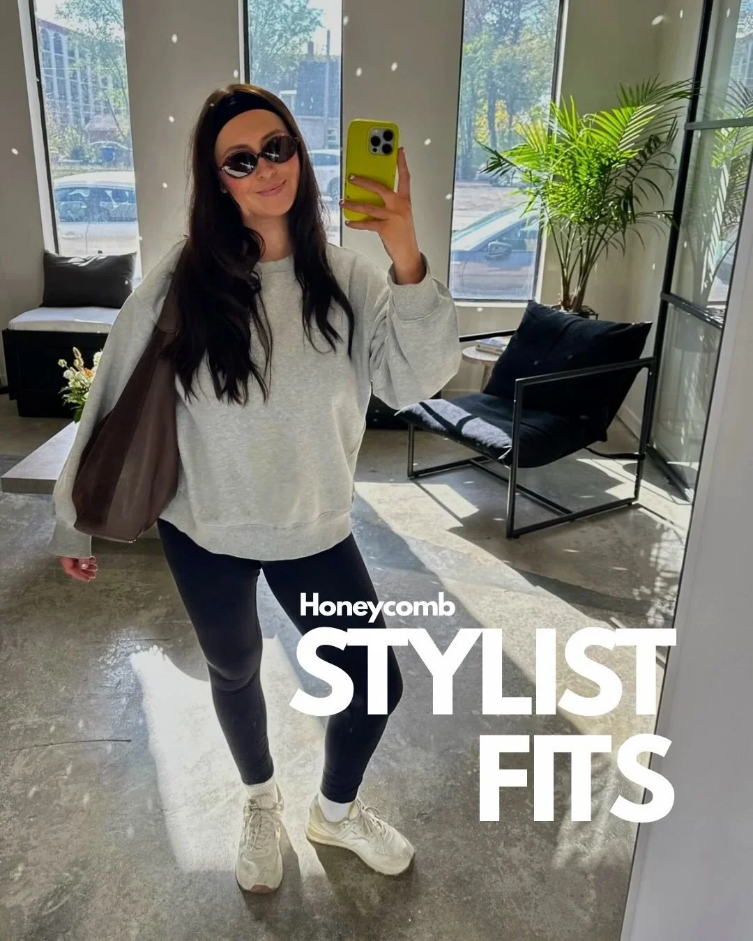 Hair isn&rsquo;t the only thing we know how to style around here. The Honeycomb team always clocking with the cool fits. Save for outfit inspo 📌