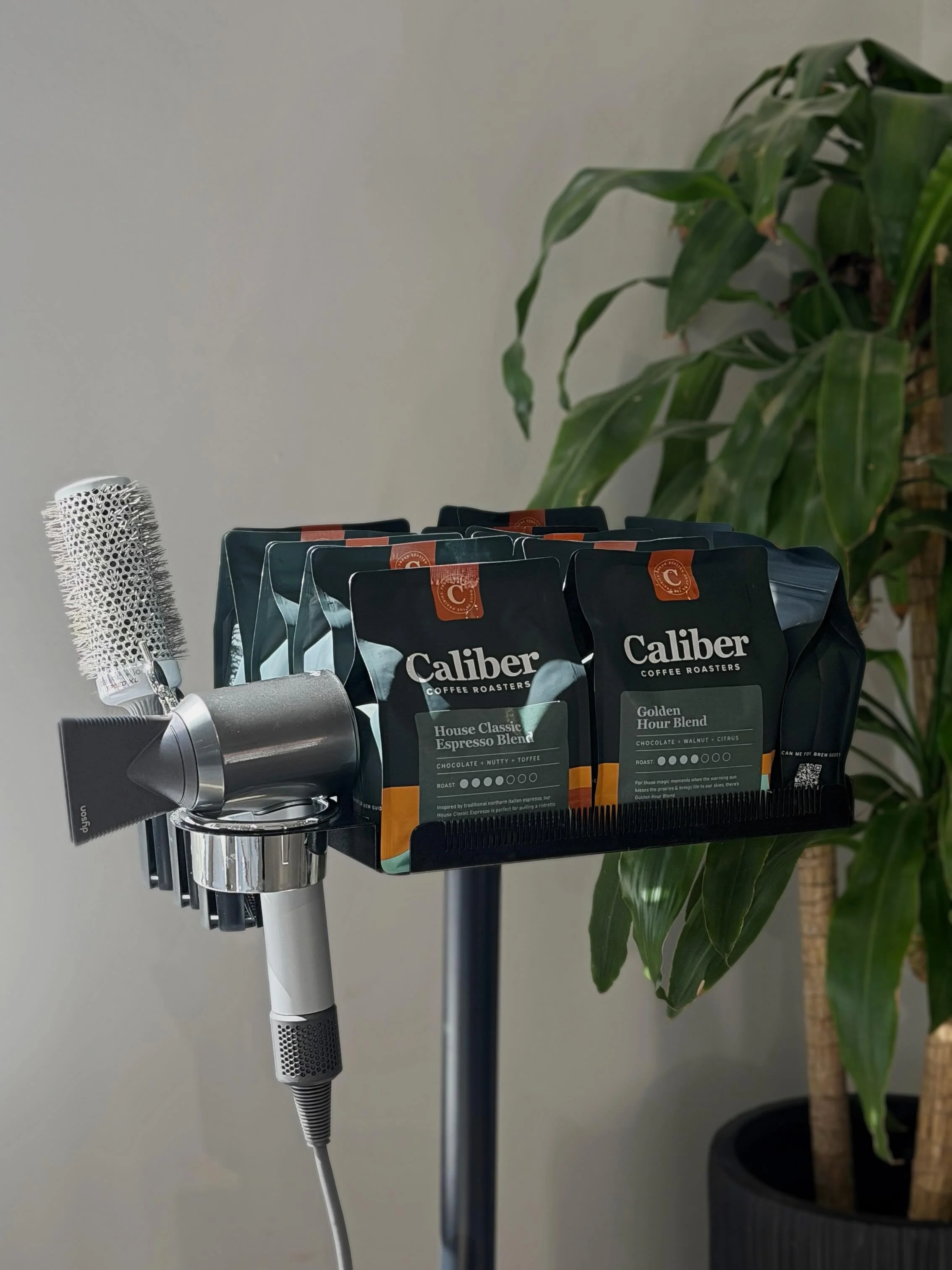 Turns out half of you book appointments just for the coffee ☕️ So we decided to stop gatekeeping it.
You can now take home the same Caliber Coffee beans we serve at Honeycomb, roasted locally right here in Regina. @calibercoffeeyqr 

Available in sto