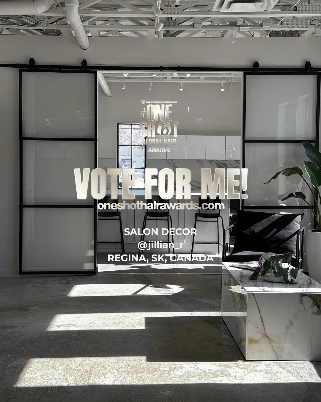 Saskatchewan we need your help! 🤍 Voting is now live!! 🏆💛💫

Honeycomb has been named a Global Top 100 Finalist in Salon Decor at the 2026 One Shot Hair Awards, and we&rsquo;re incredibly honoured.

This salon was built with a dream, a lot of hard