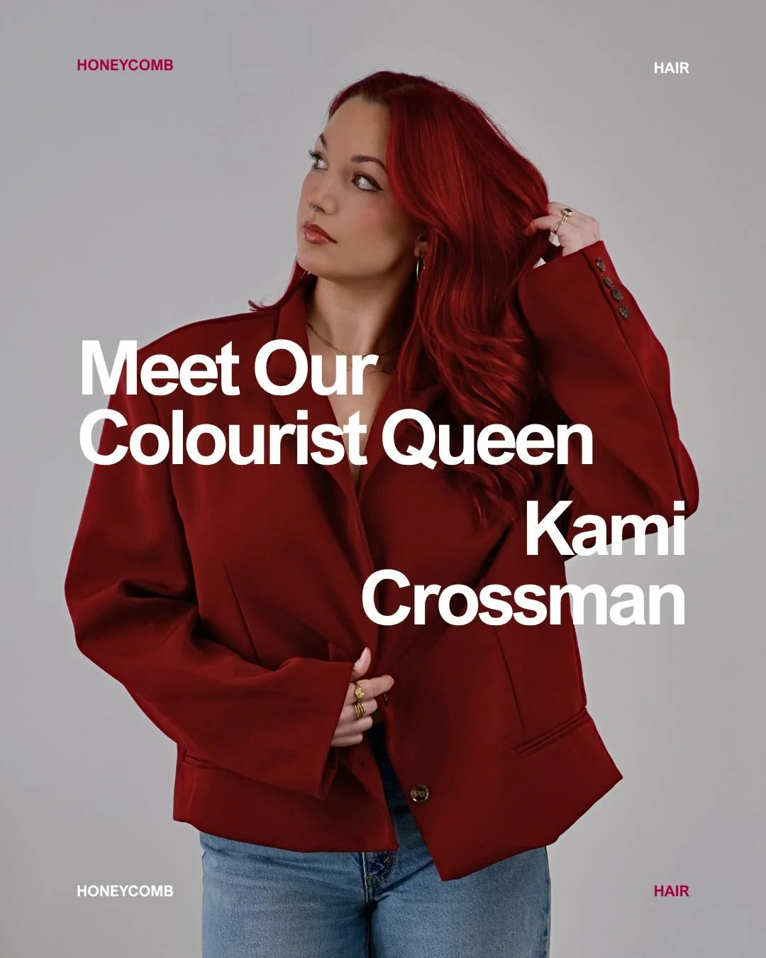 Kami Crossman // With 11+ years behind the chair, Kami is known for her lived-in colour and unapologetically bold vivids. They call her Kami the Colourist for a reason. Her work is dimensional, creative, and always completely customized to the person