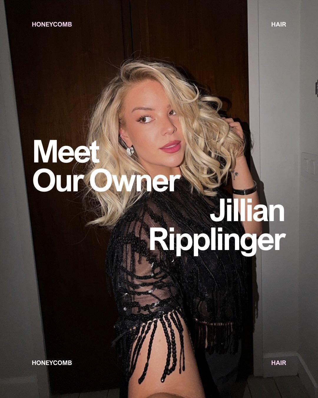 Founder of Honeycomb and a hairstylist for 17+ years, Jillian has built her career around beautiful hair, big ideas, and creating spaces people genuinely want to be in. Known for lived-in colour, blondes, effortless texture, and an eye for detail. Sh
