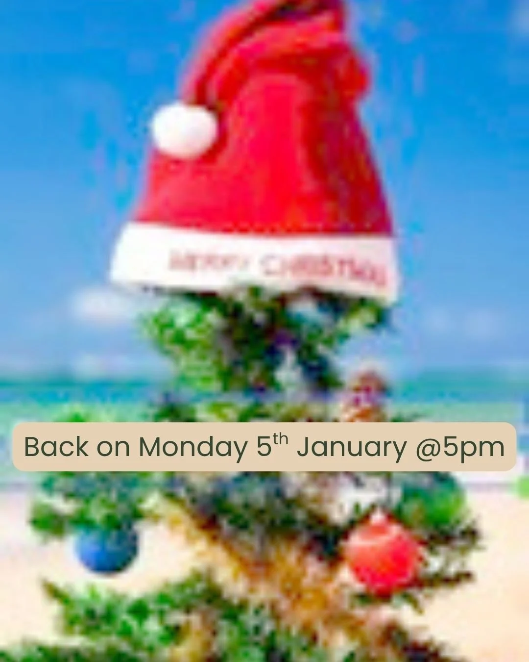 Happy Festive Season Closed for Xmas