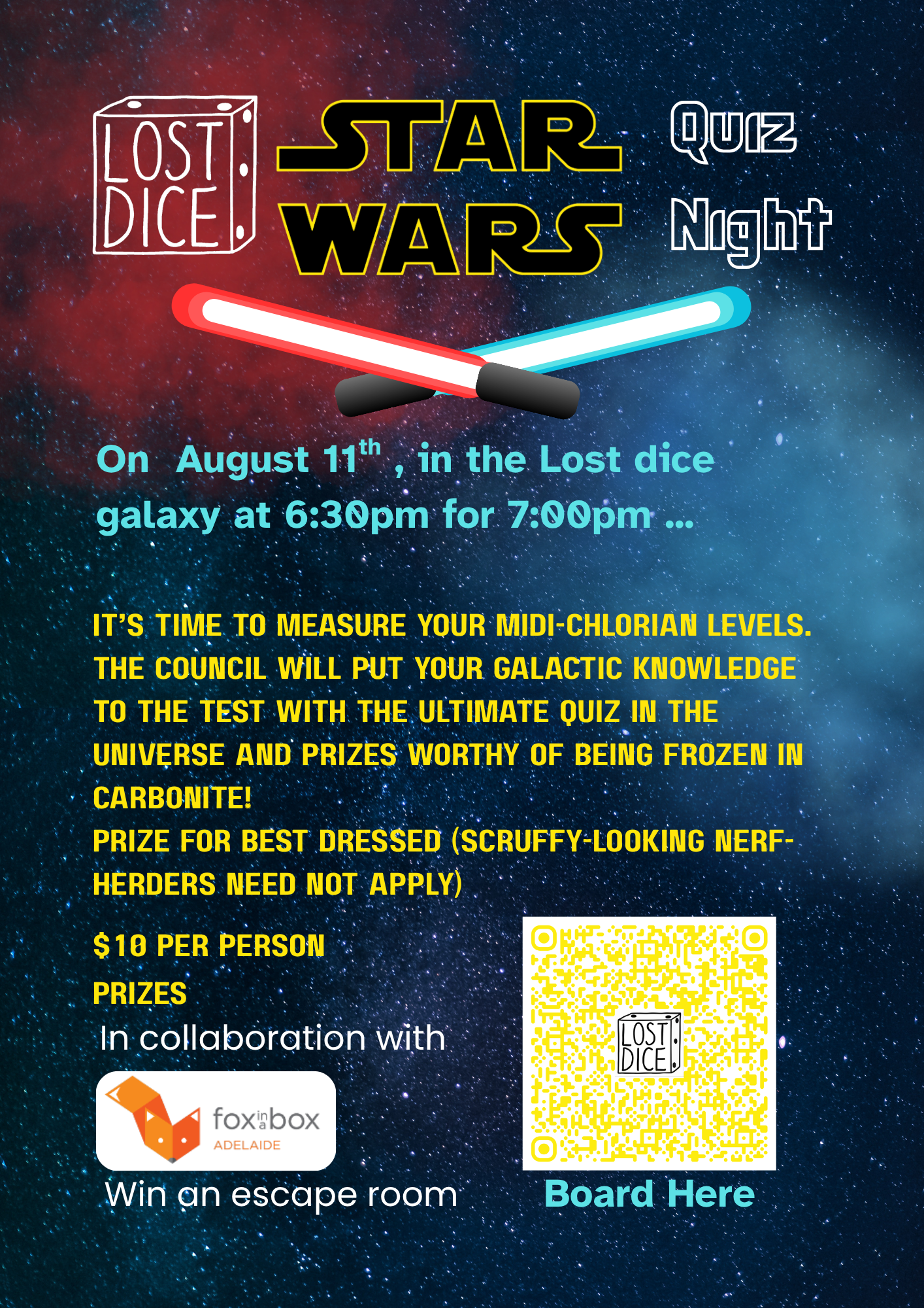 Star Wars Quiz Night