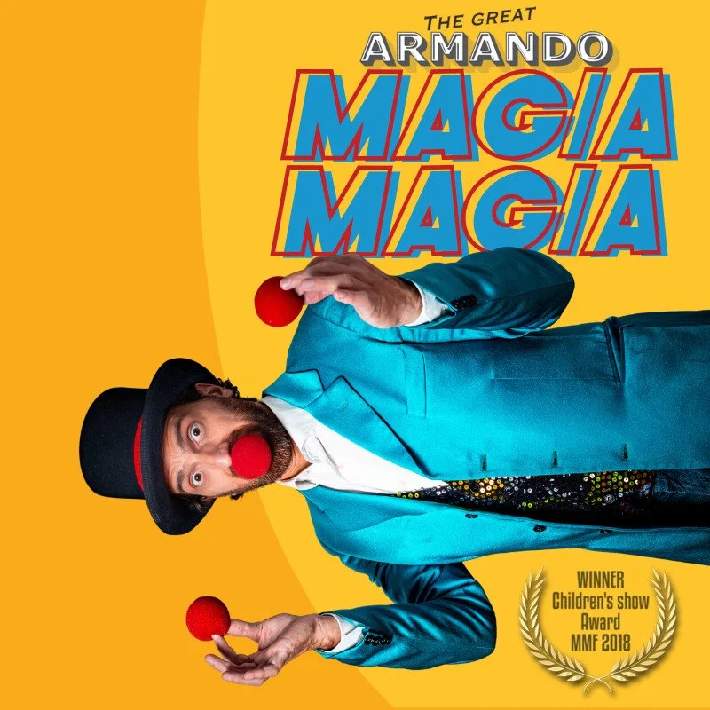 The Great Armando lands in Adelaide with his award-winning show ‘Magia Magia’ — an enchanting and hilarious journey for the whole family, and a sold-out sensation for the past three years at the Melbourne Magic Festival.

You’ll be transported to a w