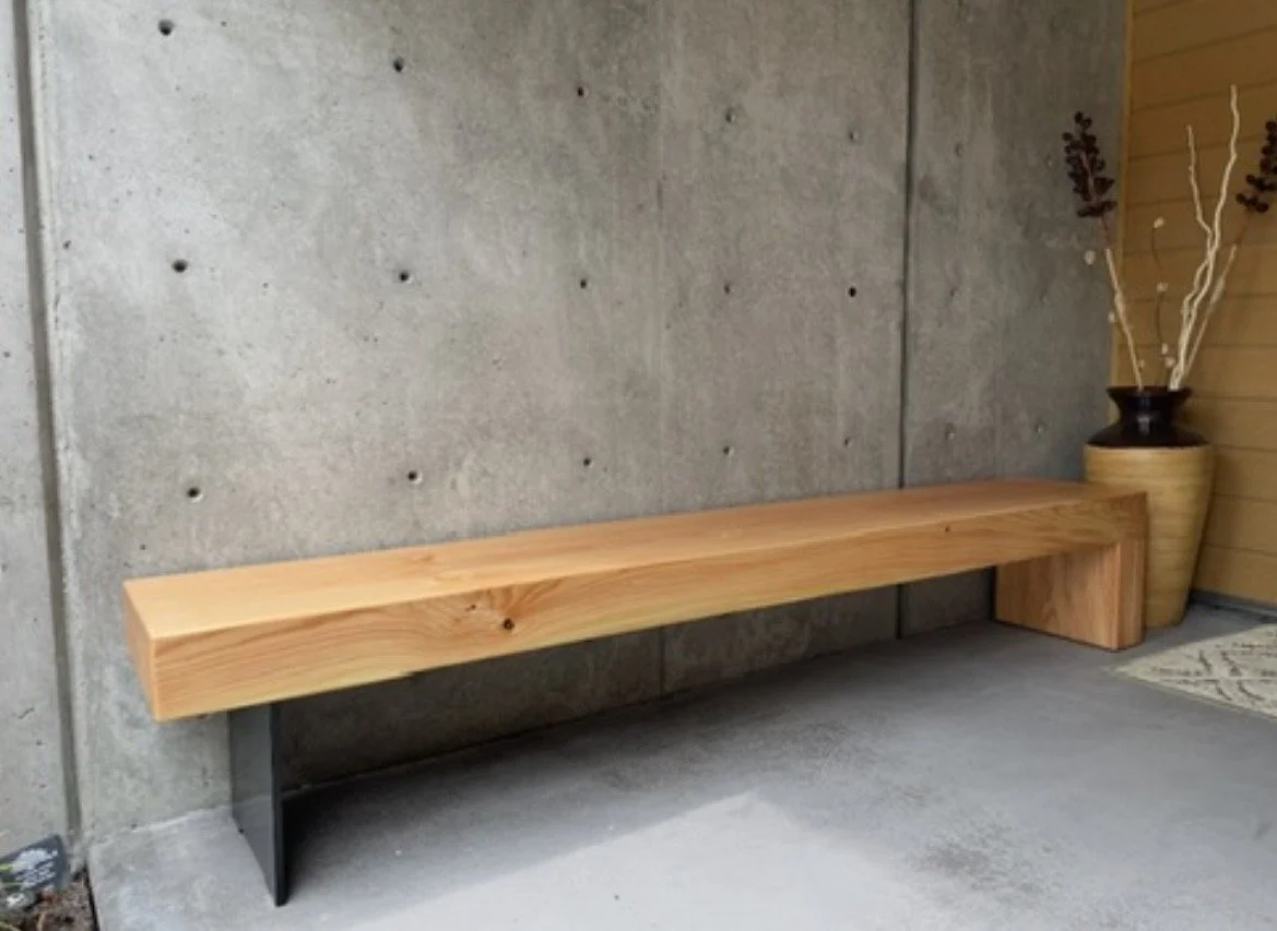 Entryway bench I Seabeck, WA