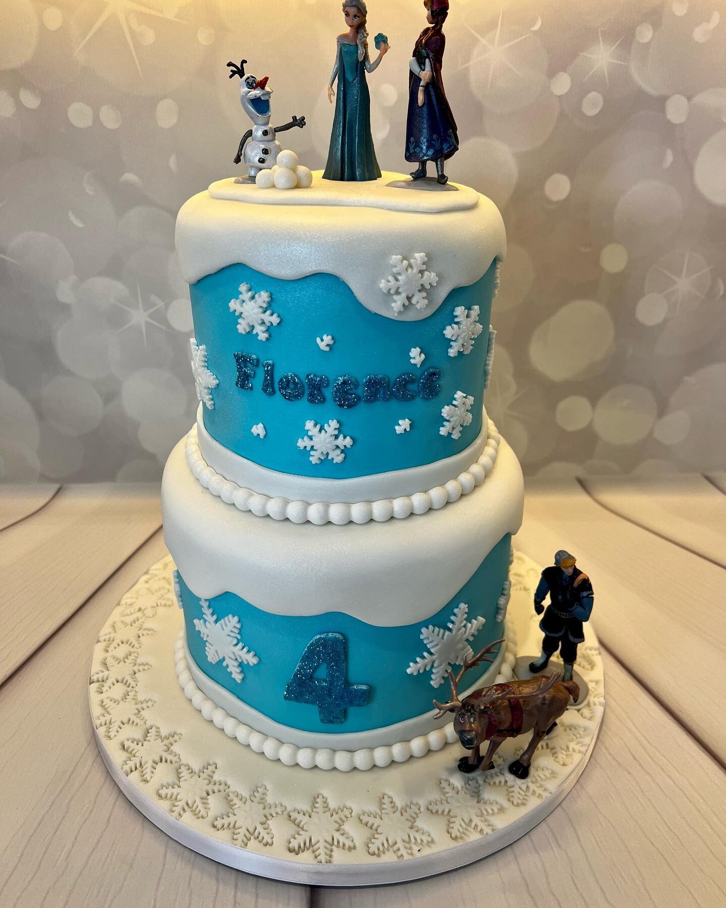 Todays post is for a special little lady who is going to be 4.  Florence loves Elsa and Frozen and is having an Elsa themed party.  Hope you have a lovely day Florence. Xx