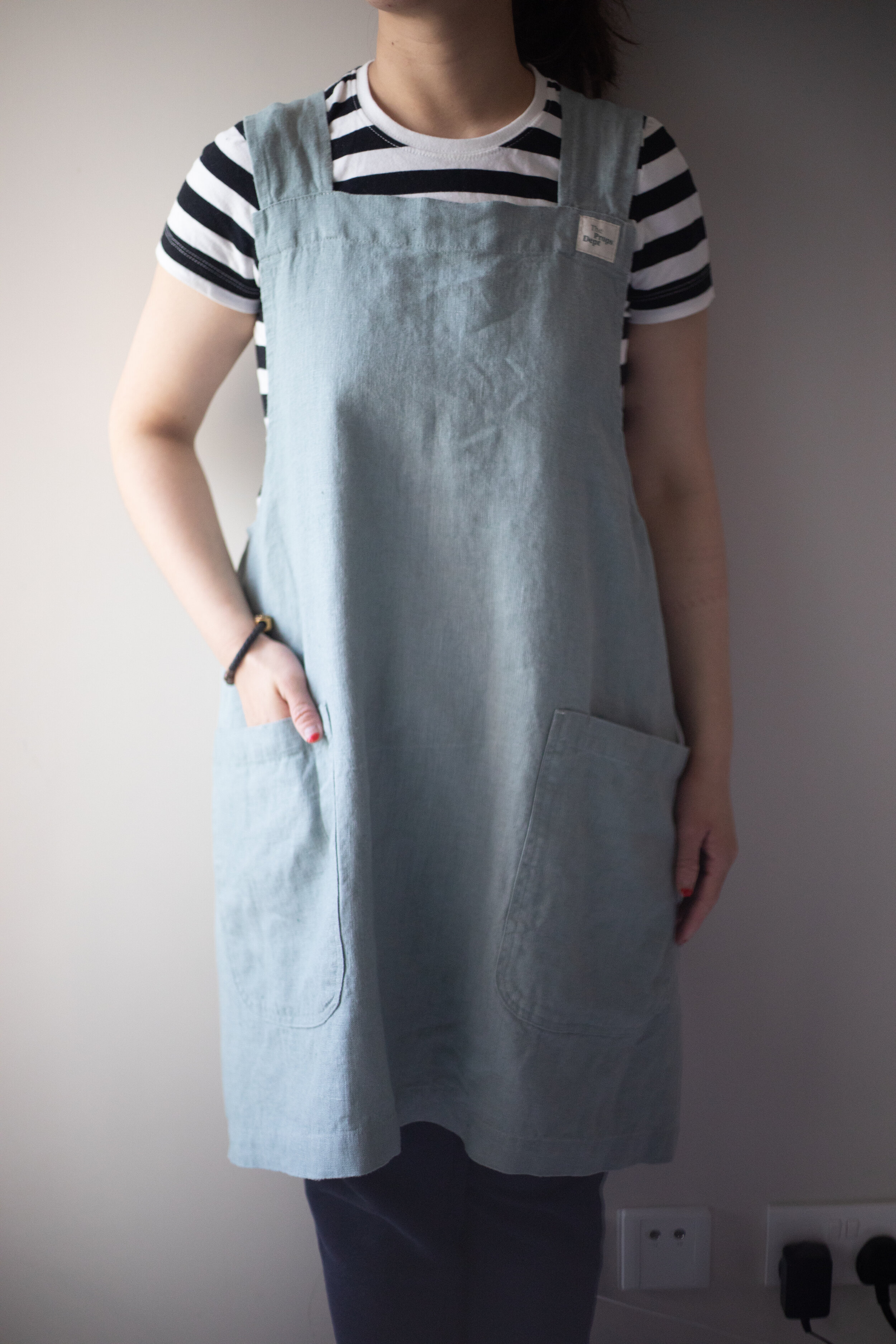 The Props Dept Linen apron green mileu 2.jpg