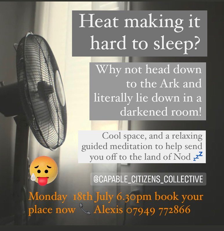 Keeping things really simple this week ~ turn up to a wonderfully COOL room, sit or lie down, and be guided into a place of deeply restorative rest, then head off for a soothing nights sleep 😴 

Oh and did I mention it&rsquo;s really COOL ❄️ in the 