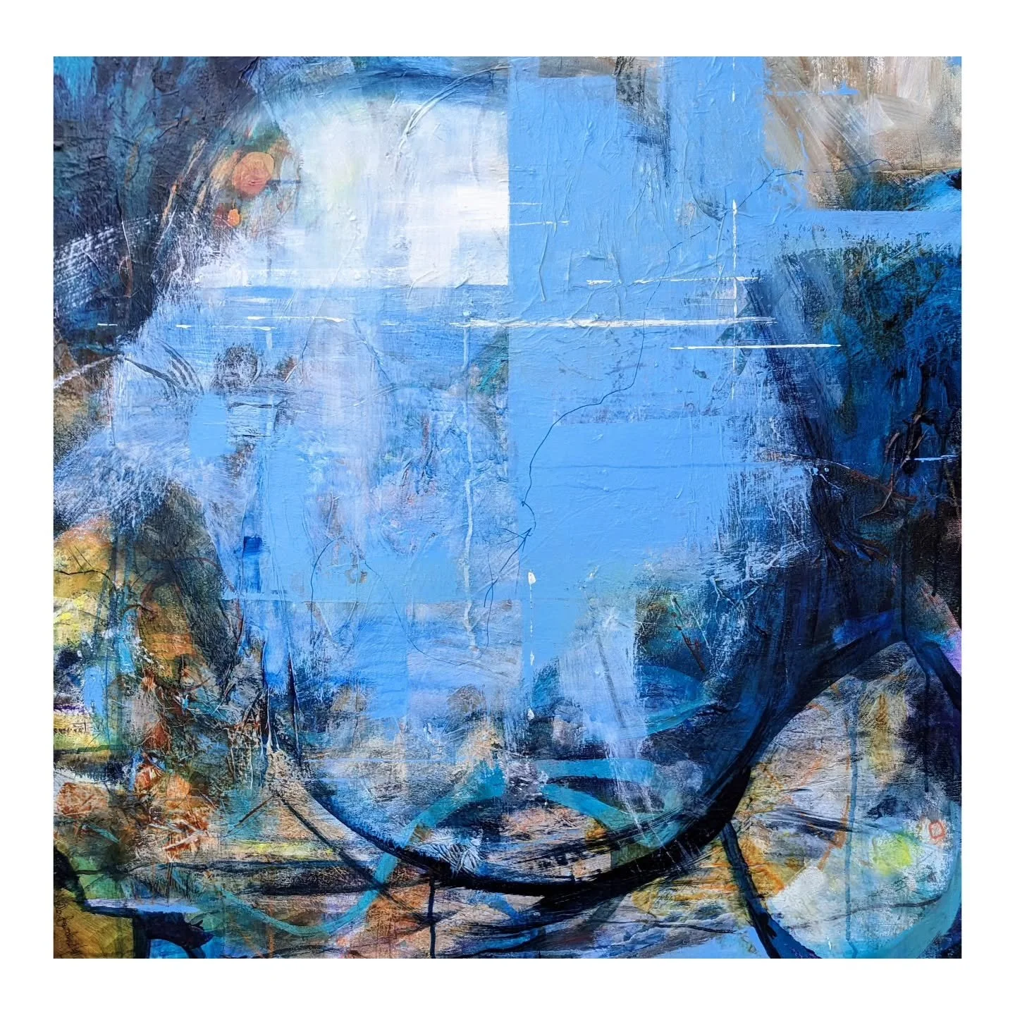 So pleased that this painting of the Lizard Headland, Cornwall has found a new home. 
Many layers of paint expressing my experience of spending time in this very special area. 80x80cm

#lizard #cornwall #seapainting #coastalart #coastalpaintings #wal