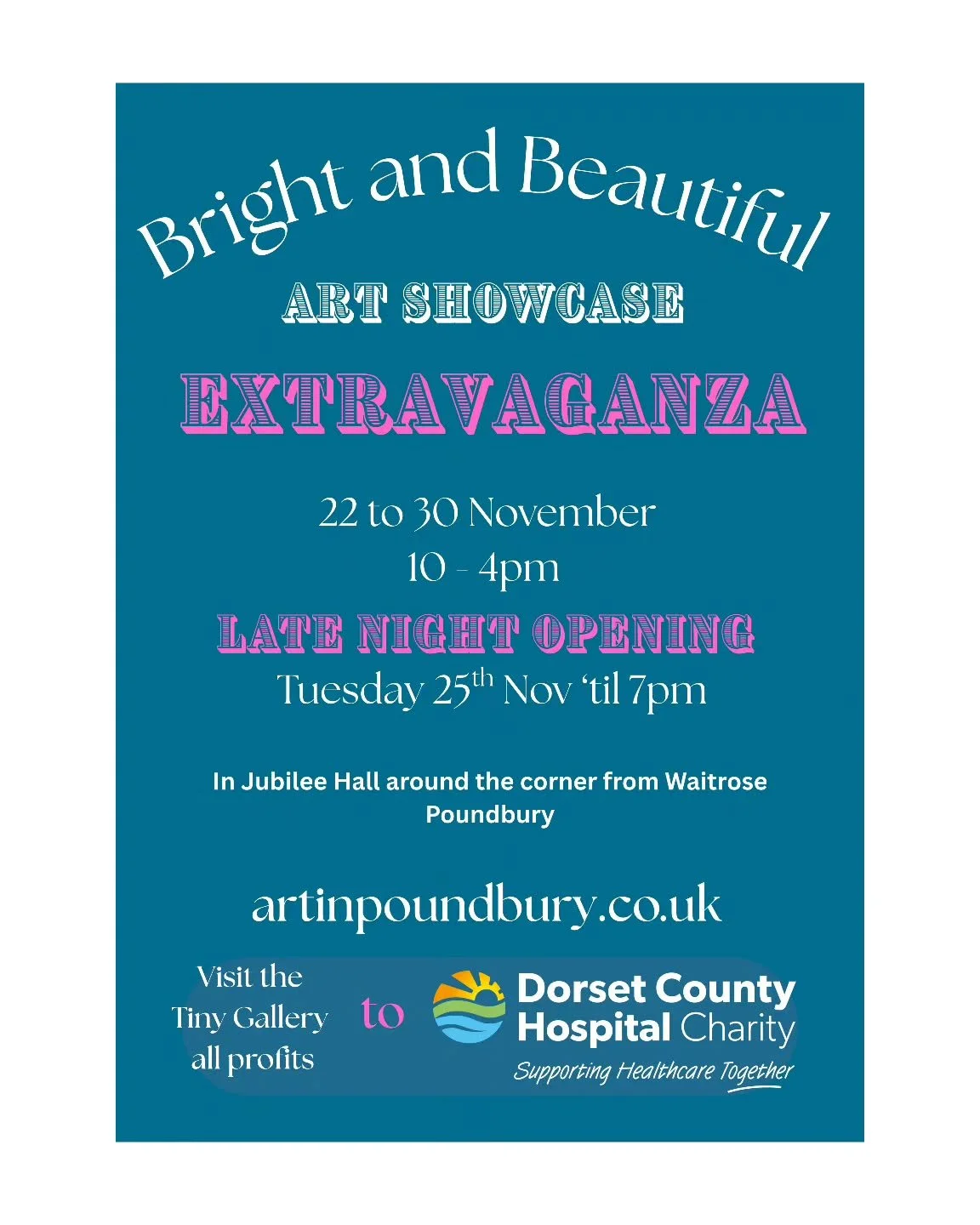 This Saturday! Should be an impressive exhibition!

#artinpoundbury #stellabawdenhollisart #dorsetartists #artforsale #artforhome #dorsetevents #dorsetvisualarts #yourarttribe