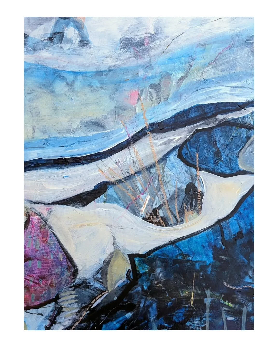 Towards Durdle Door.  Love the walks around Lulworth Cove and beyond.

#durdledoor #abstractpainting #expressiveart #stellabawdenhollisart #bythesea