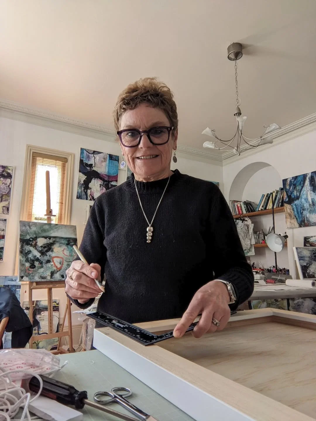 Just over 3 weeks before the start of @dorsetartweeks . I am busy with sealing and vanishing paintings and framing as well as the many administrative jobs to get ' the show on the road', ready for my solo exhibition. With the current sunny weather th