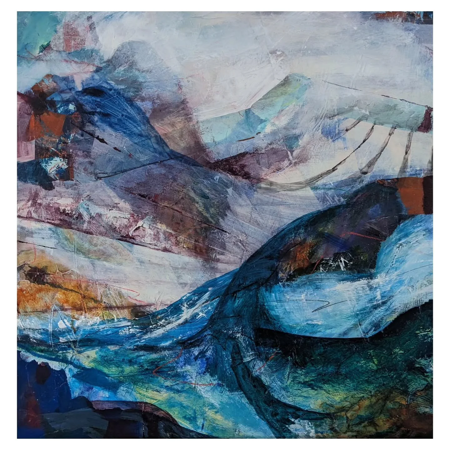 Delighted that my painting composition of Iceland has found a new home. 

#icelandtrip #abstractlandscapes #artforhome #stellabawdenhollisart #contemporaryart
