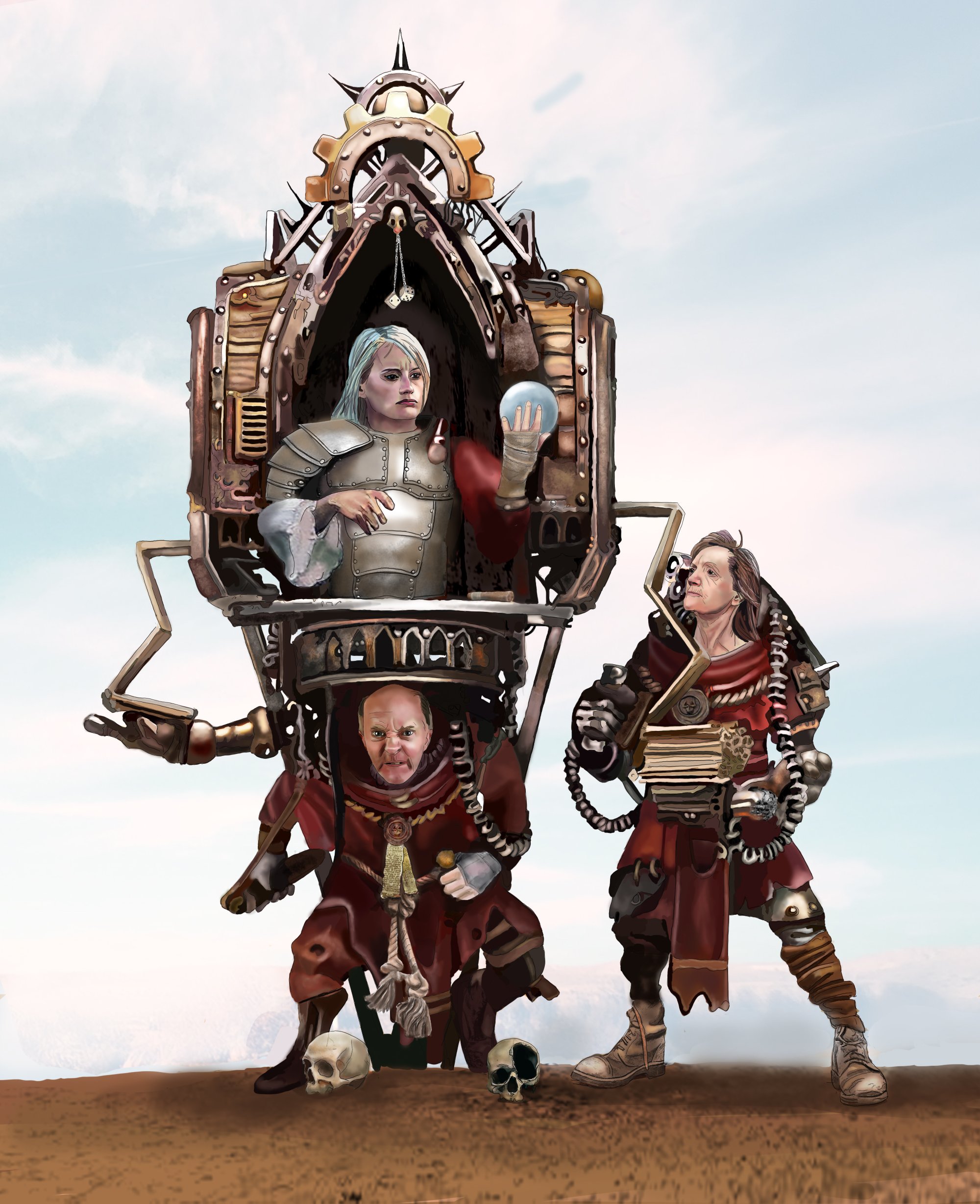 The fortune teller and her crew