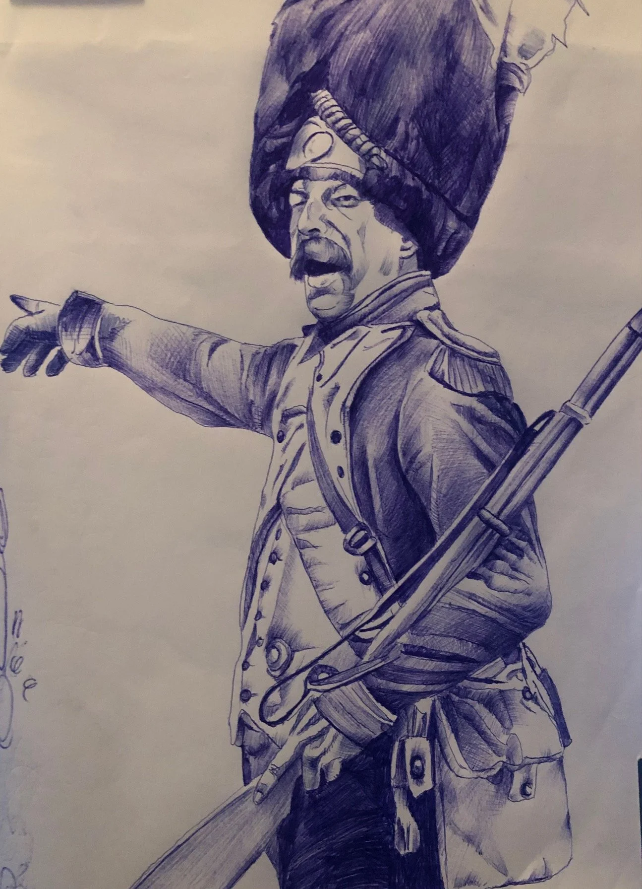 French soldier Waterloo