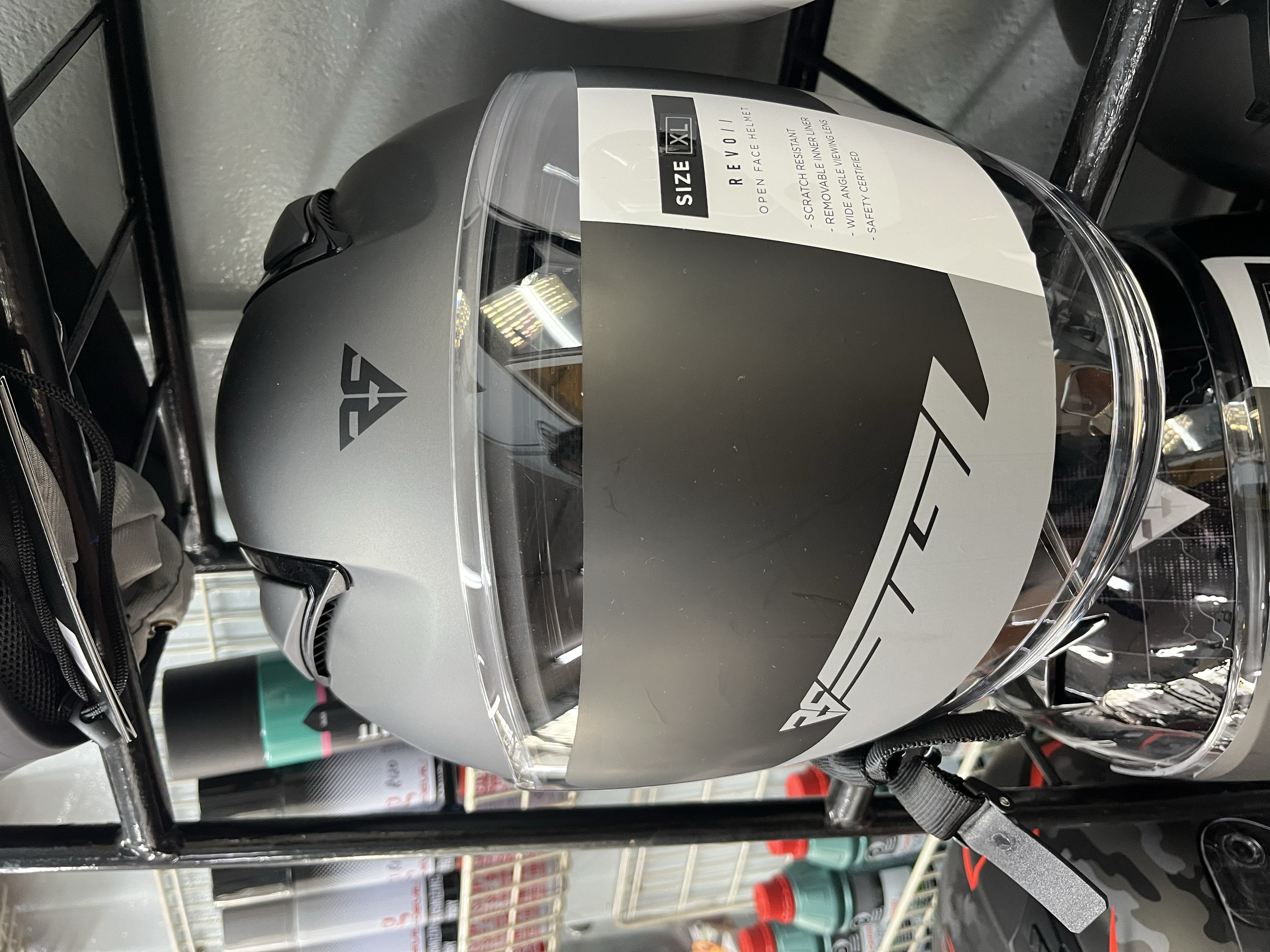 SGI Helmet for R1 750
Size: XL
Style: Revo
Colour: Metallic Titanium