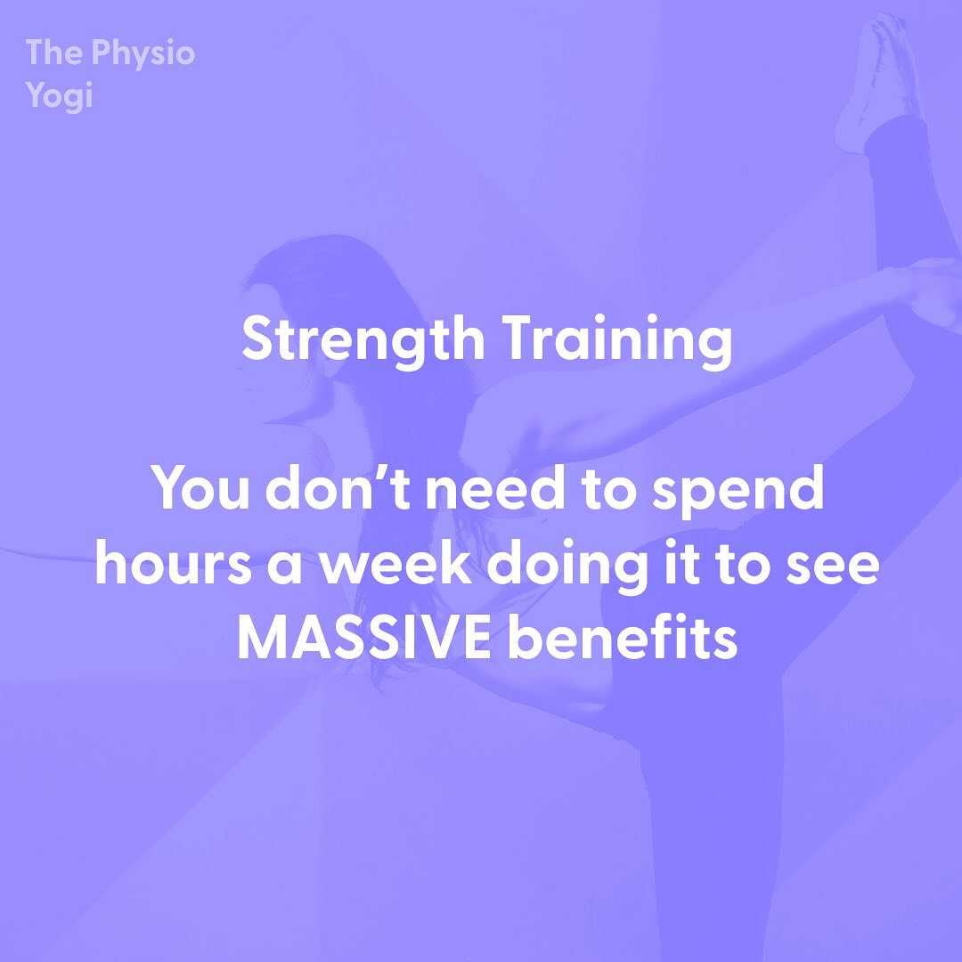 So how much do you have to do???

You can REAP the benefits of strength training doing as little as 2 training sessions a week!

I normally recommend 3 sessions a week but you can absolutely get stronger with 2.

Key factors here are to actually buil