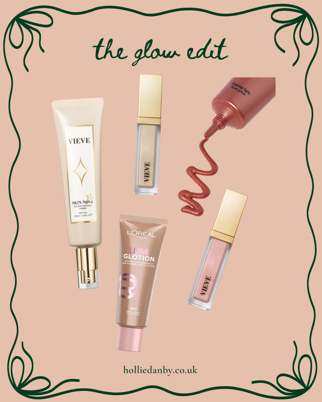 glowing makeup products highlighters
