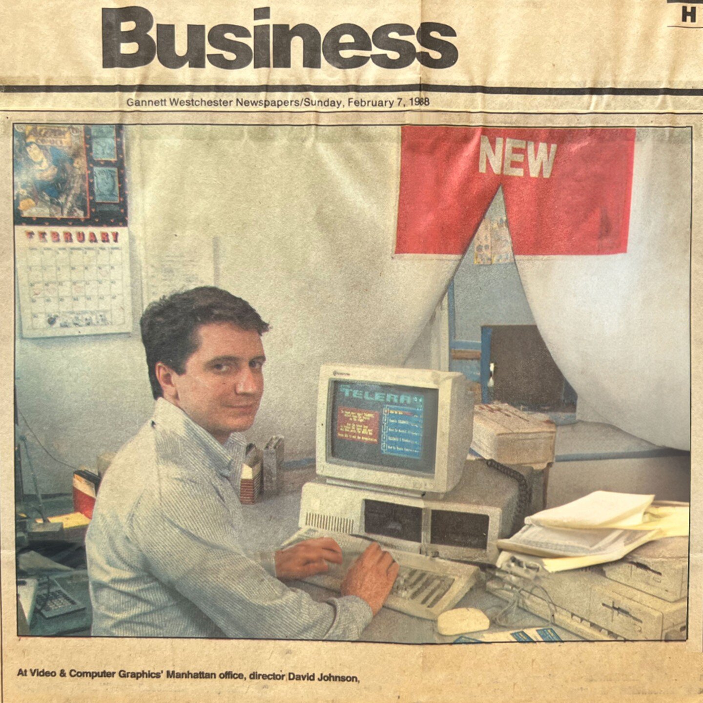 1988 studio on W 27th Street. Working on a project for Telerate - an early online financial service that was eventually destroyed by Bloomberg.

#throwbackthursday #tbt❤️ 
#vintagecomputer #retro #retrocomputing #retrogamer #80s #vintage #ibm #comput