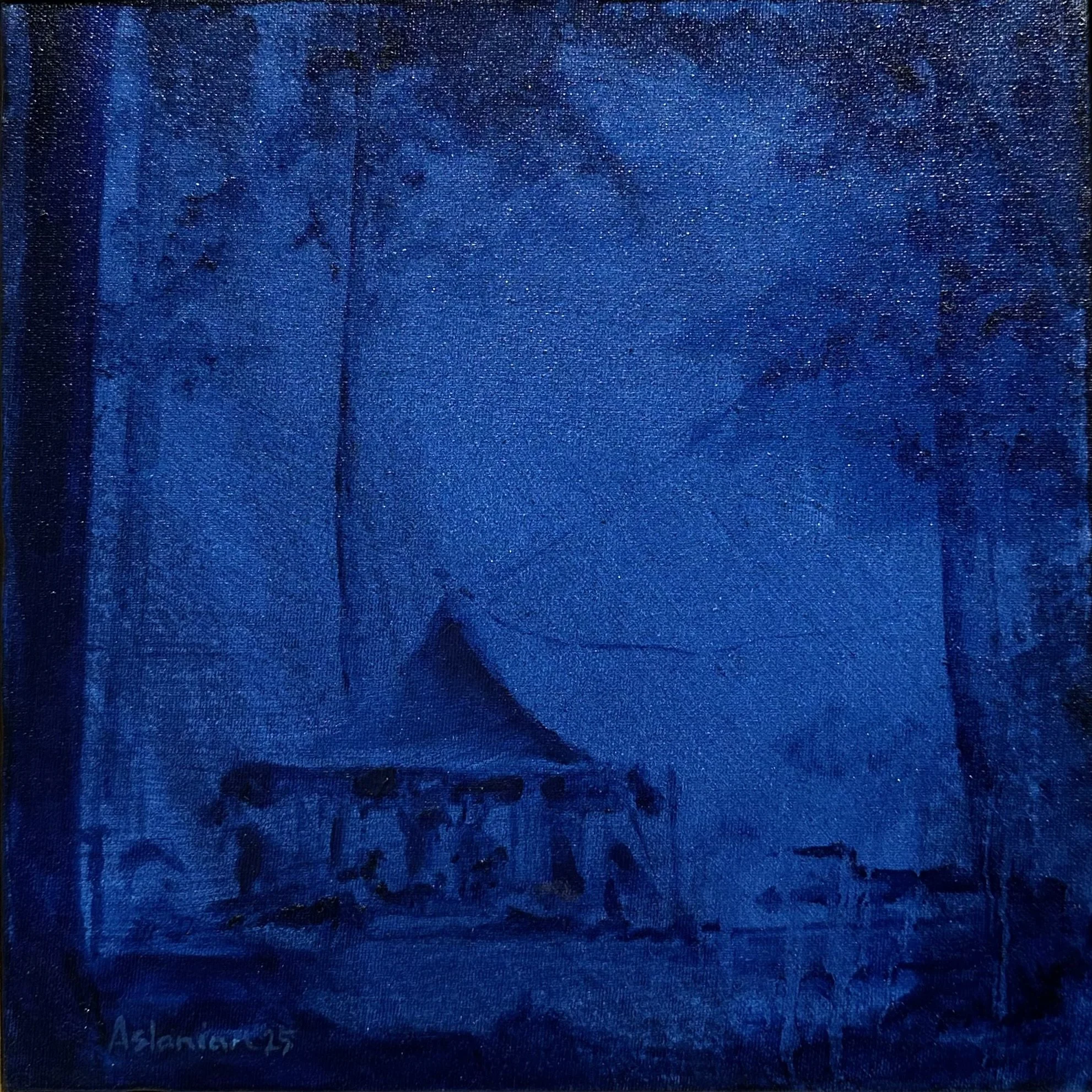 25x25cm Oil On Canvas, 2025