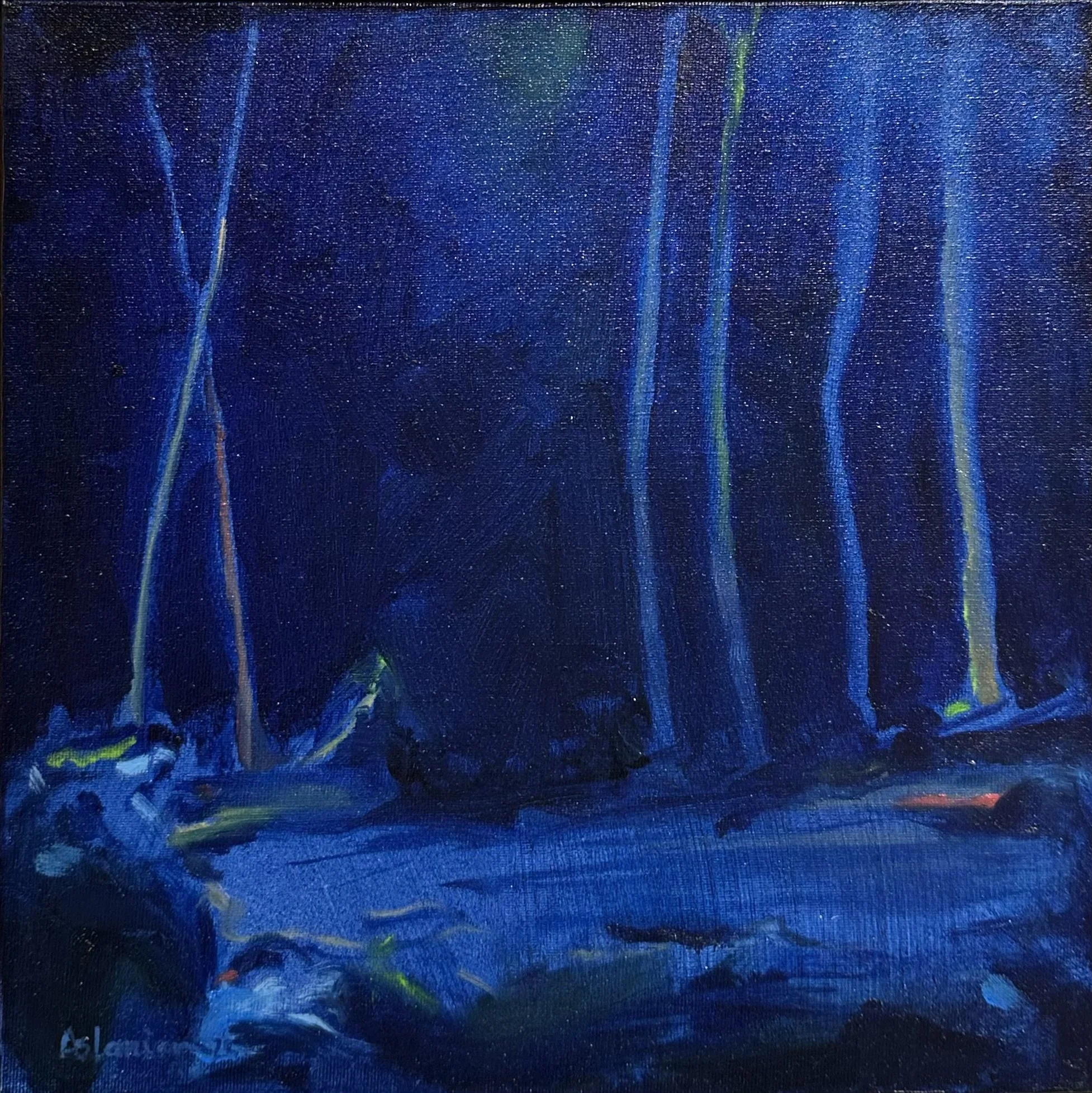 25x25cm Oil On Canvas, 2025