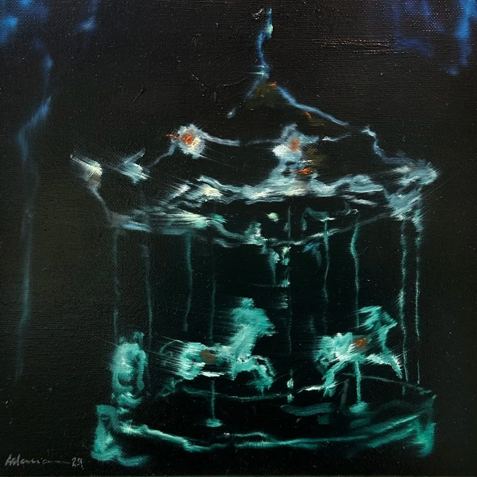 25x25cm Oil On Canvas, 2024