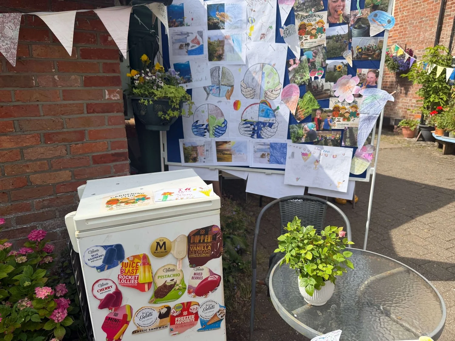 DEED Global Fair 2026 - WImborne First School artwork and fridge.jpeg