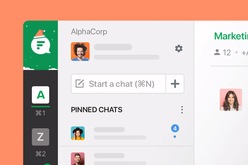 Endless snowfall-loop to celebrate Christmas