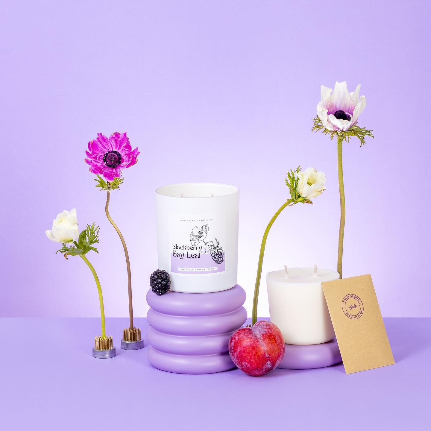 Makes Scents Studio Candles designed to be upcycled.