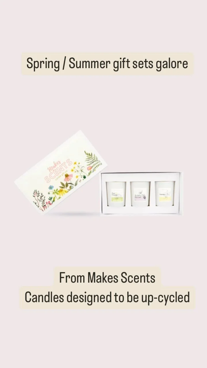 Makes Scents Studio Candles designed to be upcycled.