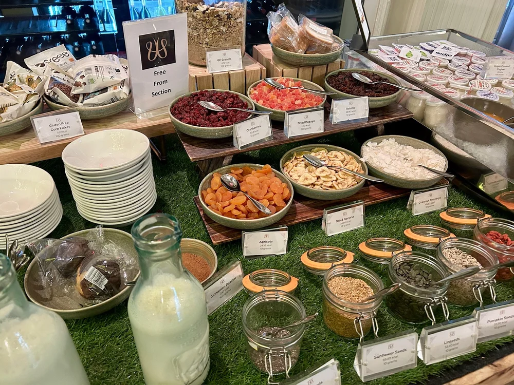 Waldorf Hilton Breakfast Milk