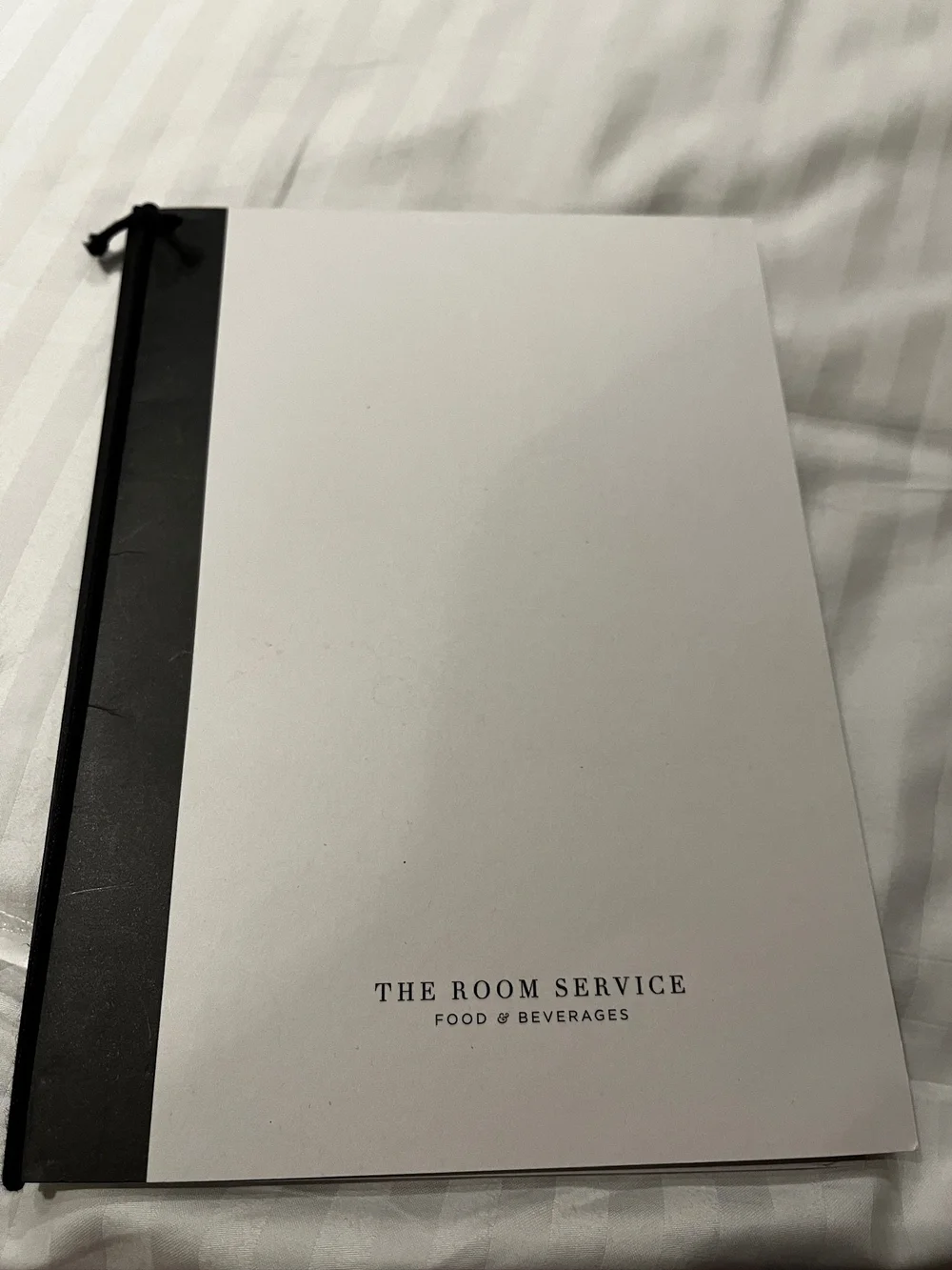 Room Service Menu Hotel Bagues Barcelona