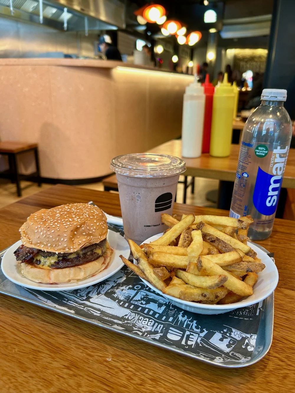 Burger and Fries Bleecker Seven Dials Market