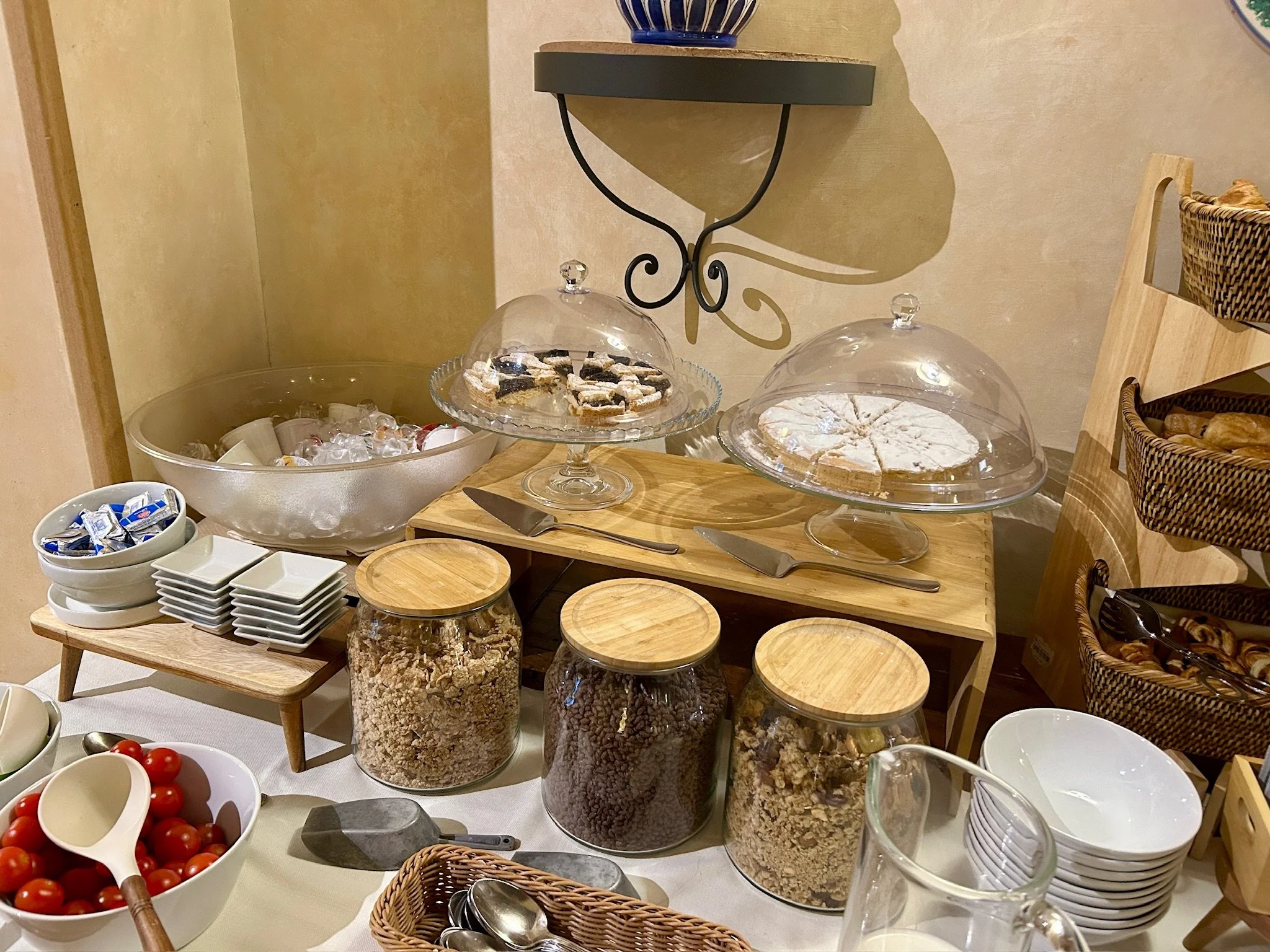 Breakfast Buffet at Hotel Santa Maria Roma
